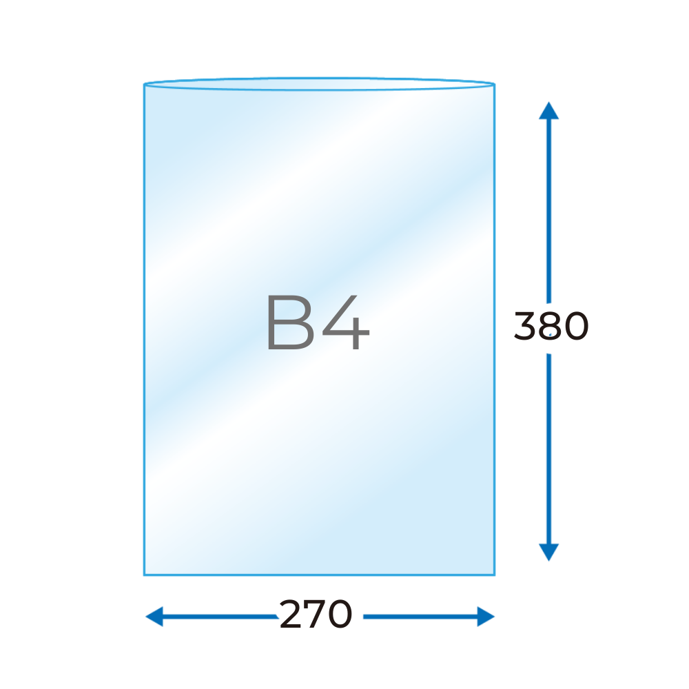B4タイプ　OPP30μm　270×380　口合わせ-まとめ売り