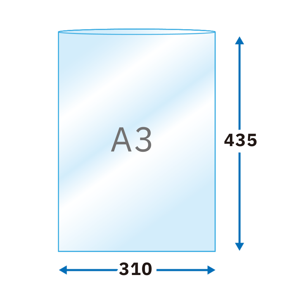 A3タイプ　OPP30μm　310×435　口合わせ-まとめ売り