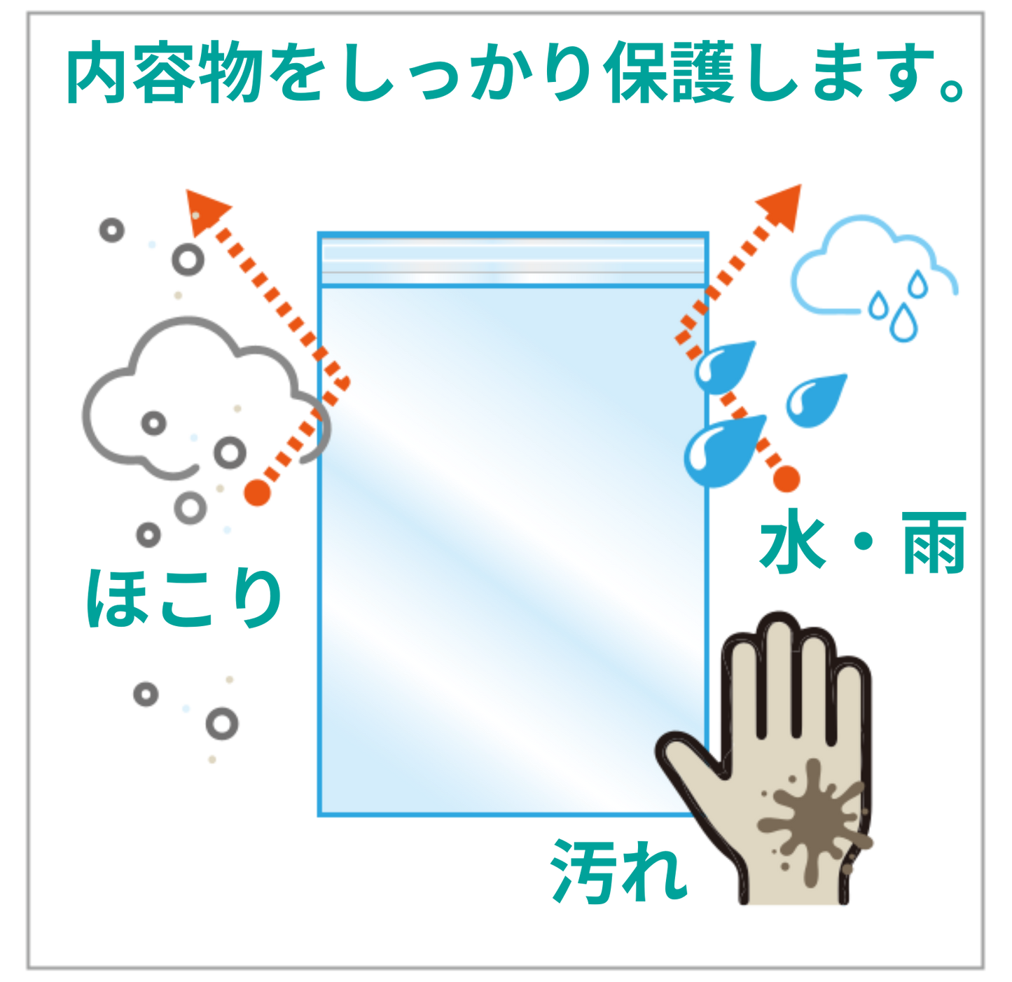 長3タイプ　OPP30μm　120×235+30 フタ糊付-まとめ売り